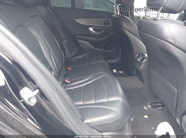 55SWF4JB7HU205844 2017 MERCEDES-BENZ C-CLASS Black Vista de la etiqueta del VIN