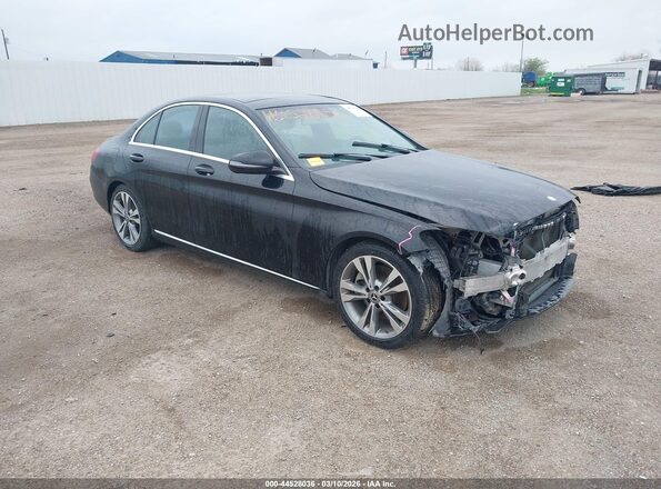 55SWF4JB7HU231408 2017 MERCEDES-BENZ C-CLASS Black Передня права чверть