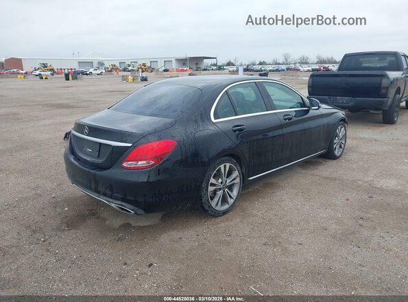 55SWF4JB7HU231408 2017 MERCEDES-BENZ C-CLASS Black Задня права чверть