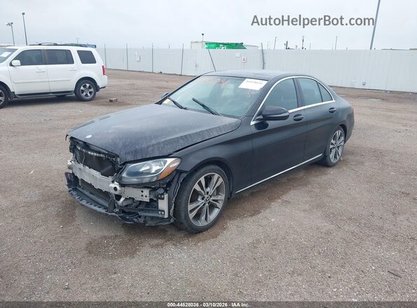 55SWF4JB7HU231408 2017 MERCEDES-BENZ C-CLASS Black Передня ліва чверть