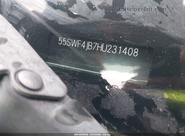 55SWF4JB7HU231408 2017 MERCEDES-BENZ C-CLASS Black Вид підкапотного простору