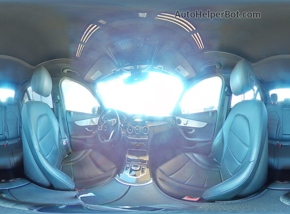 55SWF4JB7JU238624 2018 MERCEDES-BENZ C Gray Widok naklejki z numerem VIN