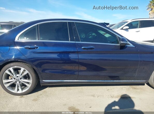 55SWF4JB7JU252510 2018 MERCEDES-BENZ C-CLASS Dark Blue Панорамный вид салона 360°