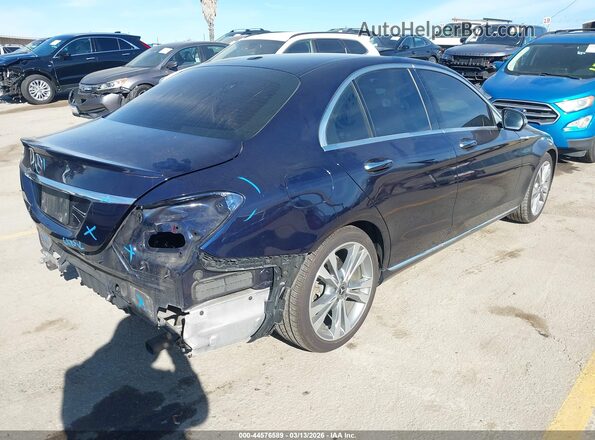 55SWF4JB7JU252510 2018 MERCEDES-BENZ C-CLASS Dark Blue Задняя правая четверть