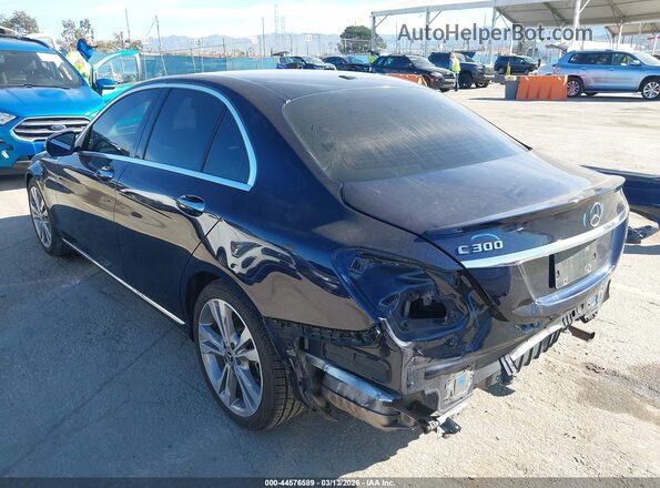 55SWF4JB7JU252510 2018 MERCEDES-BENZ C-CLASS Dark Blue Задняя левая четверть