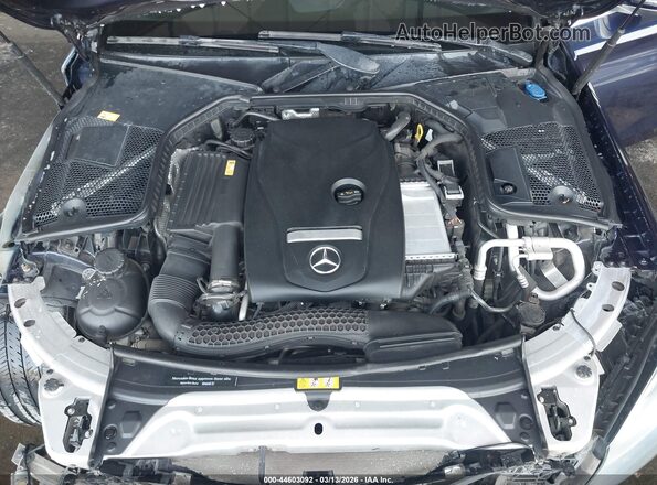 55SWF4JB9GU151042 2016 MERCEDES-BENZ C-CLASS Blue Հետևի տեսք
