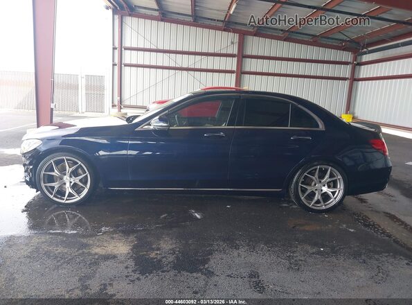 55SWF4JB9GU151042 2016 MERCEDES-BENZ C-CLASS Blue 