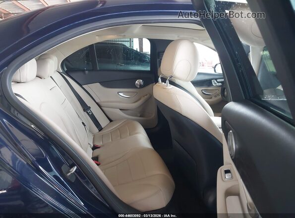 55SWF4JB9GU151042 2016 MERCEDES-BENZ C-CLASS Blue VIN կոդի պիտակի տեսք
