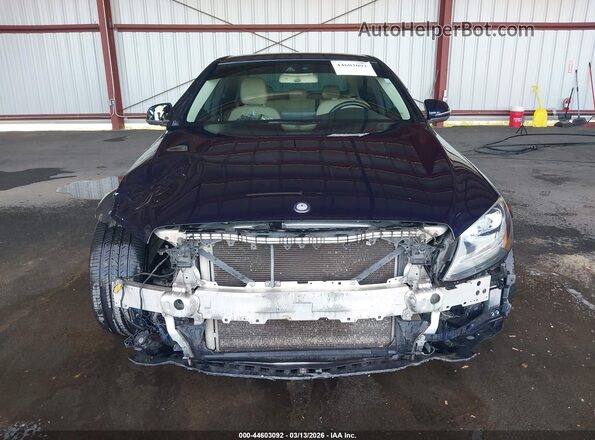 55SWF4JB9GU151042 2016 MERCEDES-BENZ C-CLASS Blue Սալոնի հետևի տեսք