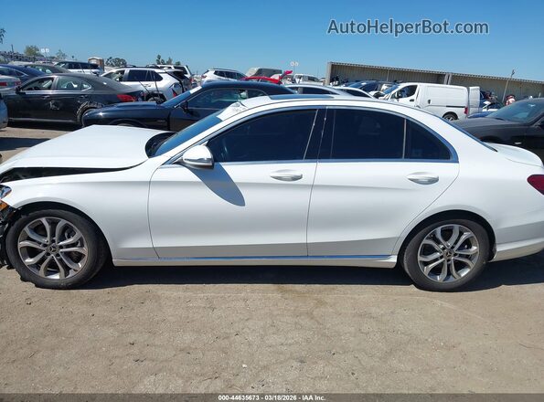 55SWF4JB9JU242268 2018 MERCEDES-BENZ C-CLASS Белый Панорамный вид салона 360°