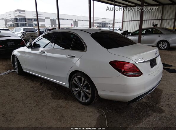 55SWF4JB9JU244814 2018 MERCEDES-BENZ C-CLASS White Задня ліва чверть