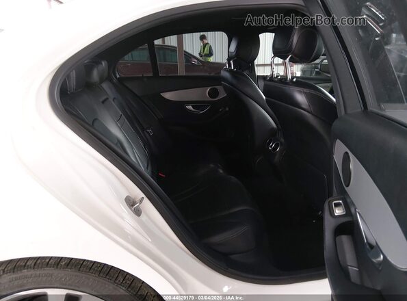 55SWF4JB9JU244814 2018 MERCEDES-BENZ C-CLASS White Вид наклейки з VIN-кодом