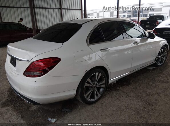 55SWF4JB9JU244814 2018 MERCEDES-BENZ C-CLASS White Задня права чверть