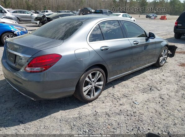 55SWF4JBXHU197044 2017 MERCEDES-BENZ C-CLASS Silver Trasero derecho