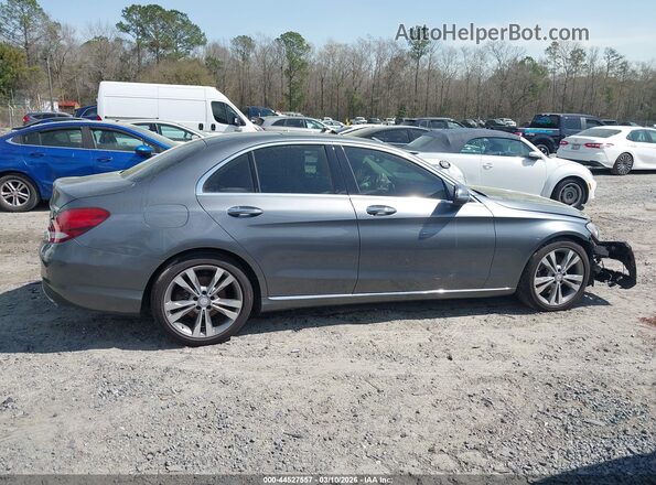 55SWF4JBXHU197044 2017 MERCEDES-BENZ C-CLASS Silver Vista del cuadro de instrumentos