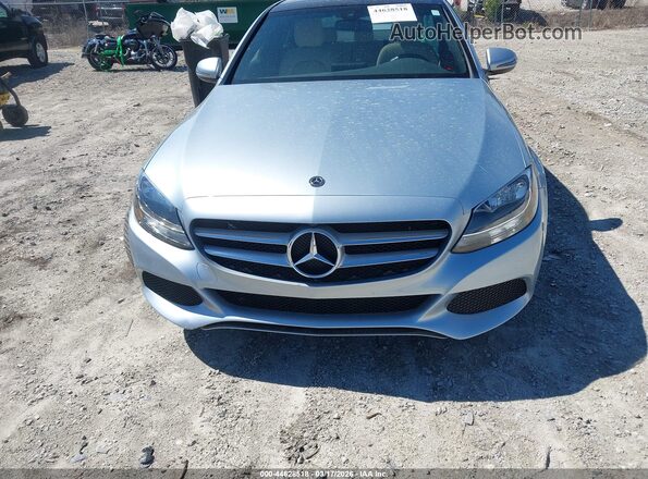 55SWF4JBXJU244286 2018 MERCEDES-BENZ C-CLASS Blue Вид щитка приладів