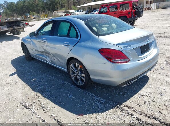 55SWF4JBXJU244286 2018 MERCEDES-BENZ C-CLASS Blue Задня ліва чверть