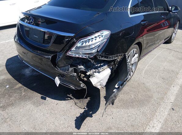 55SWF4JBXJU244949 2018 MERCEDES-BENZ C-CLASS Черный Вид спереди