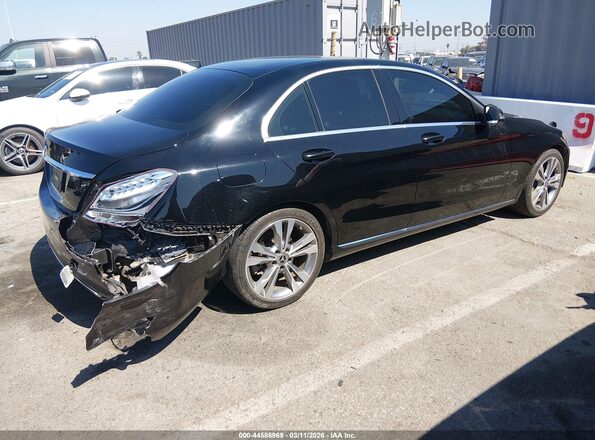 55SWF4JBXJU244949 2018 MERCEDES-BENZ C-CLASS Черный Задняя правая четверть