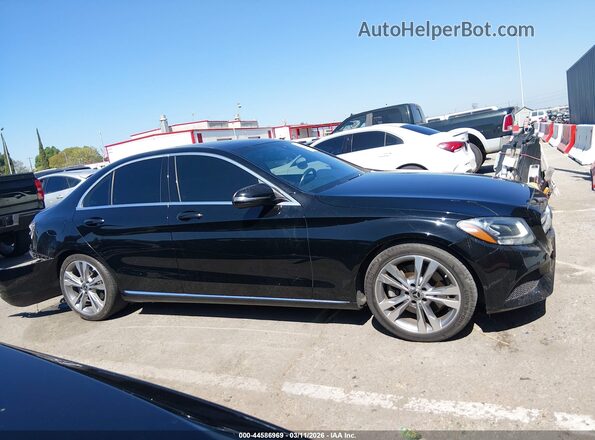 55SWF4JBXJU244949 2018 MERCEDES-BENZ C-CLASS Черный Вид задней части салона