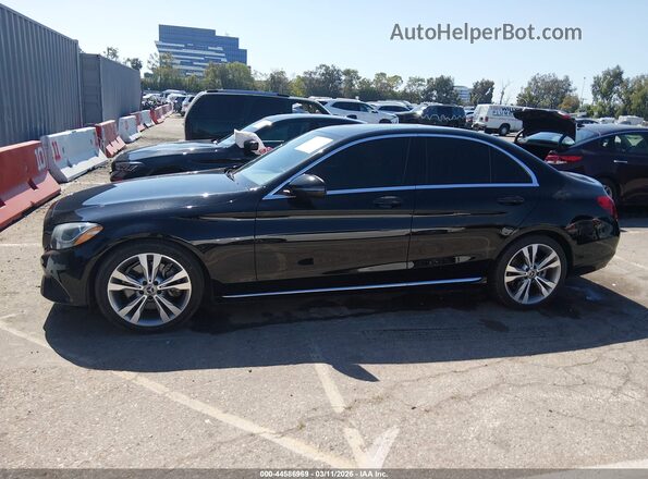 55SWF4JBXJU244949 2018 MERCEDES-BENZ C-CLASS Черный Панорамный вид салона 360°
