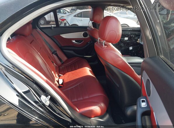 55SWF4JBXJU266496 2018 MERCEDES-BENZ C-CLASS Черный Вид наклейки с VIN-кодом