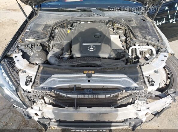 55SWF4JBXJU266496 2018 MERCEDES-BENZ C-CLASS Черный Вид сзади