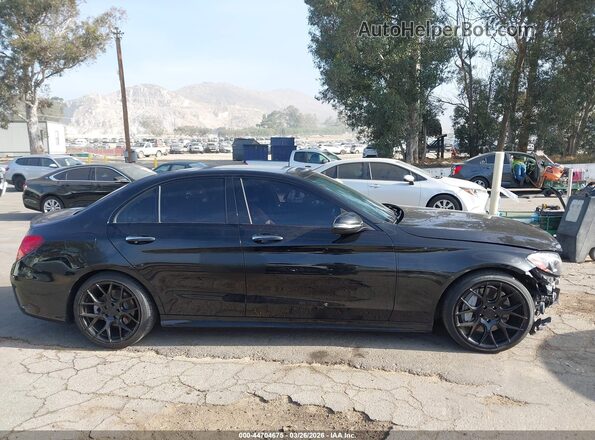 55SWF4JBXJU266496 2018 MERCEDES-BENZ C-CLASS Черный Панорамный вид салона 360°