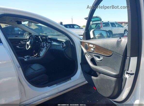 55SWF4KB0GU145600 2016 MERCEDES-BENZ C-CLASS White წინა სალონის ხედი