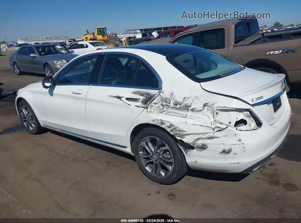 55SWF4KB0GU145600 2016 MERCEDES-BENZ C-CLASS White წინა ხედი
