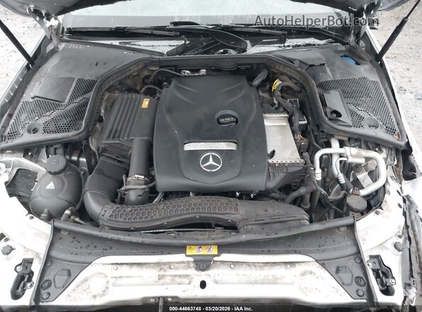 55SWF4KB0HU226162 2017 MERCEDES-BENZ C-CLASS Silver Вид ззаду