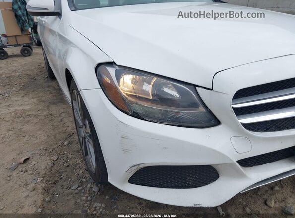 55SWF4KB1GU148506 2016 MERCEDES-BENZ C-CLASS White Դիմացի տեսք