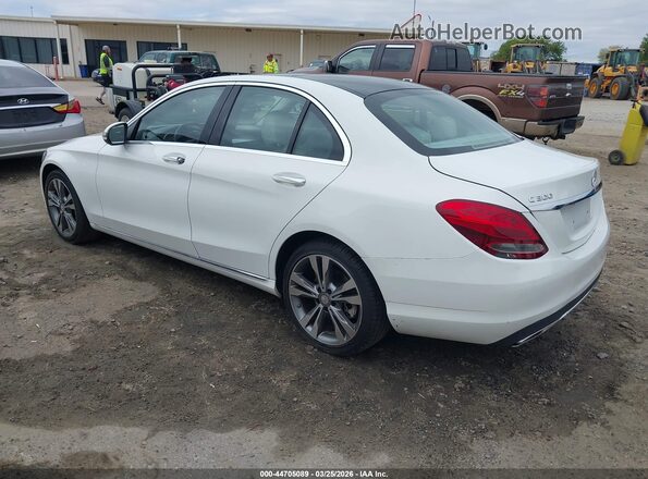 55SWF4KB1GU148506 2016 MERCEDES-BENZ C-CLASS White Հետևի ձախ