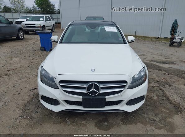 55SWF4KB1GU148506 2016 MERCEDES-BENZ C-CLASS White Սարքավորումների վահանակի տեսք