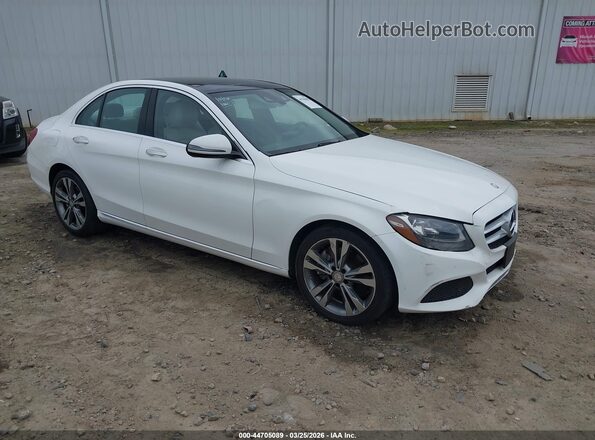 55SWF4KB1GU148506 2016 MERCEDES-BENZ C-CLASS White Առջևի աջ