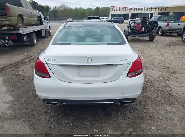 55SWF4KB1GU148506 2016 MERCEDES-BENZ C-CLASS White 
