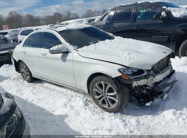 55SWF4KB1JU249486 2018 MERCEDES-BENZ C-CLASS White Առջևի աջ