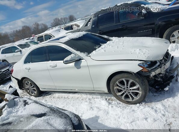 55SWF4KB1JU249486 2018 MERCEDES-BENZ C-CLASS White Սալոնի հետևի տեսք