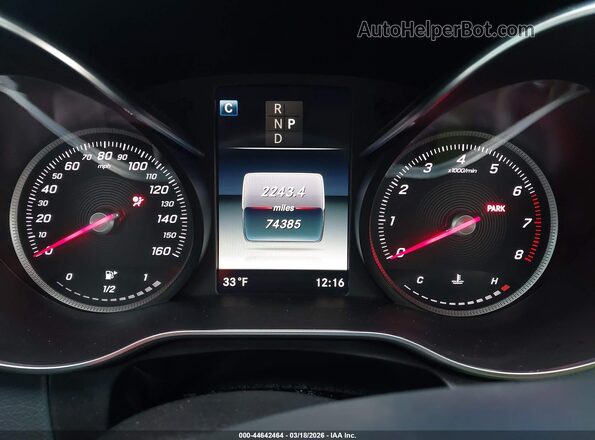 55SWF4KB1JU249486 2018 MERCEDES-BENZ C-CLASS White Հետևի նստատեղերի տեսք