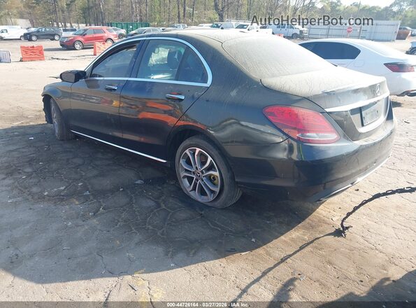 55SWF4KB1JU271374 2018 MERCEDES-BENZ C-CLASS Черный Задняя левая четверть