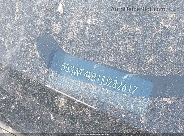 55SWF4KB1JU282617 2018 MERCEDES-BENZ C-CLASS Black 