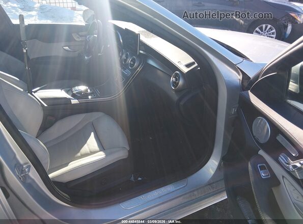 55SWF4KB2GU110539 2016 MERCEDES-BENZ C-CLASS Серебряный Вид салона спереди