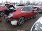 2017 Mercedes-benz C 300 4matic Red vin: 55SWF4KB2HU228690