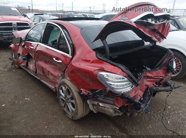 55SWF4KB2HU228690 2017 MERCEDES-BENZ C-CLASS Red 