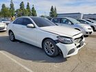 2017 Mercedes-benz C 300 4matic Белый vin: 55SWF4KB3HU214281