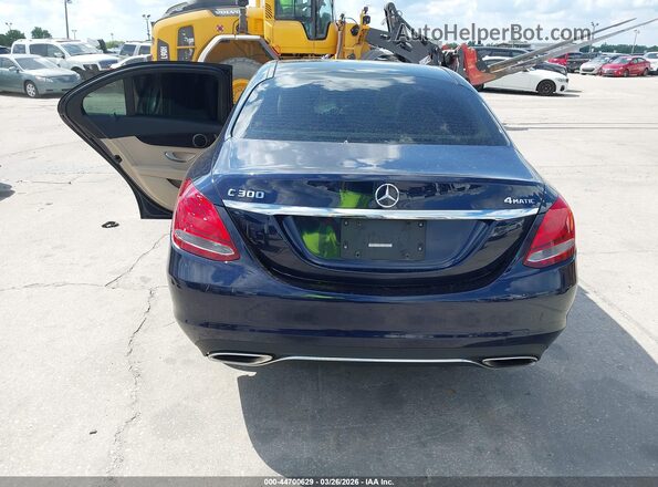 55SWF4KB3HU216502 2017 MERCEDES-BENZ C-CLASS Blue 