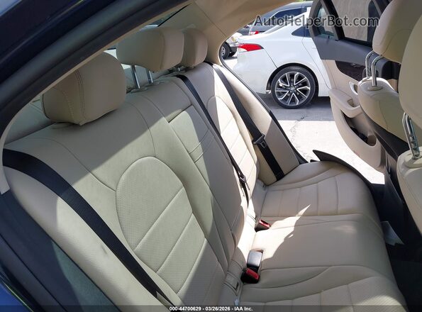 55SWF4KB3HU216502 2017 MERCEDES-BENZ C-CLASS Blue Вид наклейки з VIN-кодом