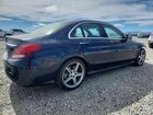 2016 Mercedes-benz C 300 4matic Blue vin: 55SWF4KB6GU147397