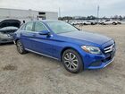 2018 Mercedes-benz C 300 4matic Синий vin: 55SWF4KB7JU261416