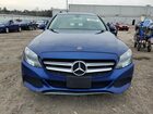 2018 Mercedes-benz C 300 4matic Синий vin: 55SWF4KB7JU261416